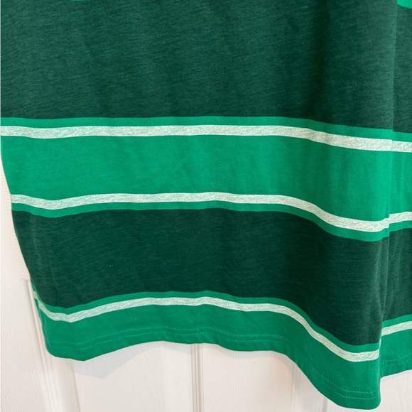 Star Wars- Mandalorian- Green Striped T-shirt Men's Mad Engine Size Medium NEW - Picture 2 of 7